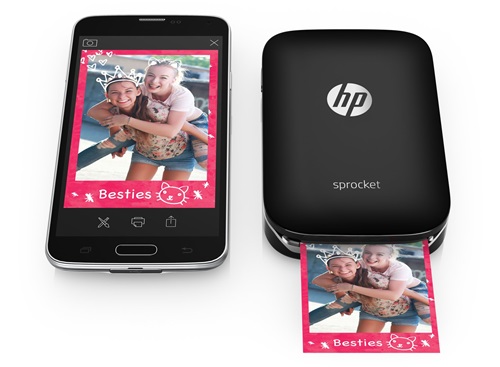 Bekijk afbeelding 2 van HP Sprocket fotoprinter (Zwart)